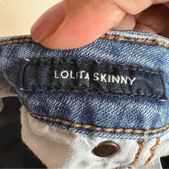 Lucky Brand Lolita Skinny Ankle Distressed Denim Jeans - Picture 9 of 12